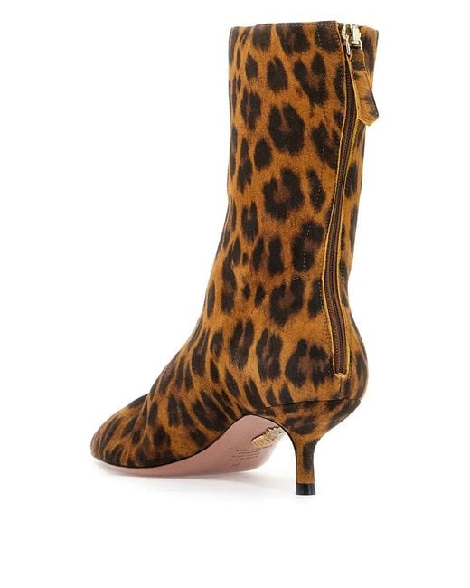 Aquazzura Brown Montmartre Bottie 50