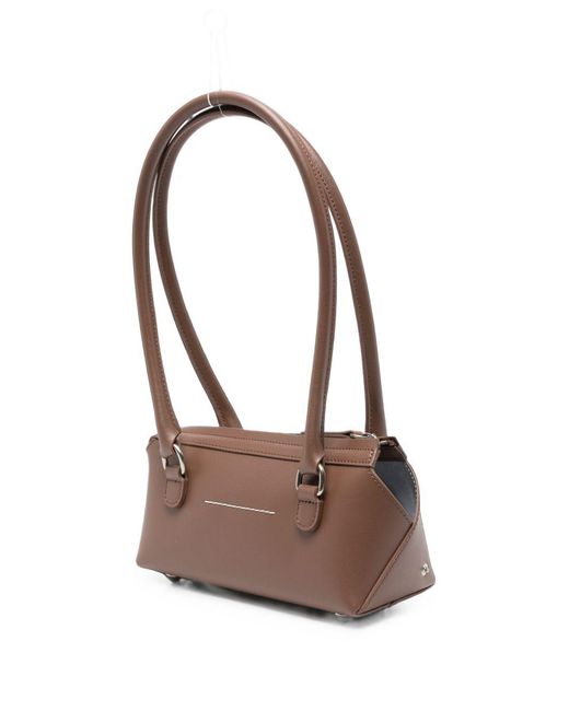 MM6 by Maison Margiela Brown Japanese Mini Leather Shoulder Bag