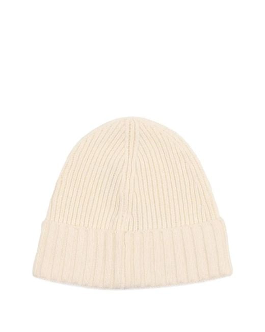 Stone Island Natural Beanie Hat