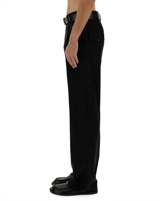 Moschino Couture Black Wool Pants for men