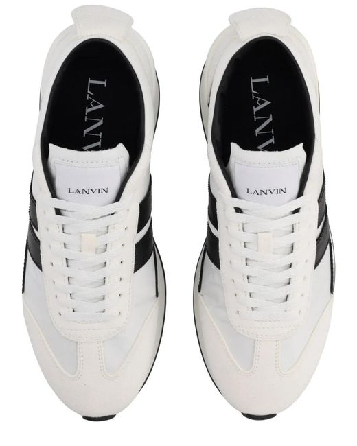 Lanvin White Bumpr Sneakers