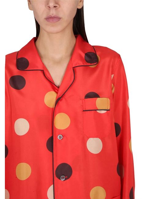 Aspesi Red Poison Shirt