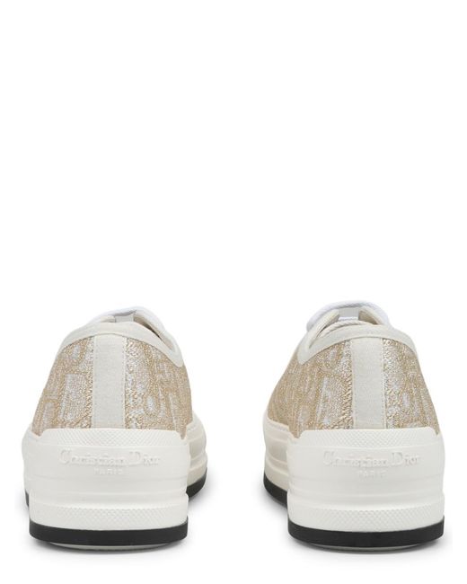 Dior White Dior Sneaker Con Motivo Logo