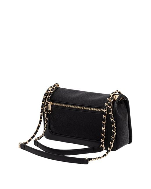 Twinset Black Logo-Lettering Cross Body Bag