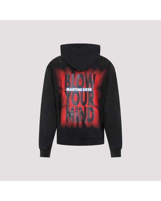 Martine Rose Black Classic Hoodie for men