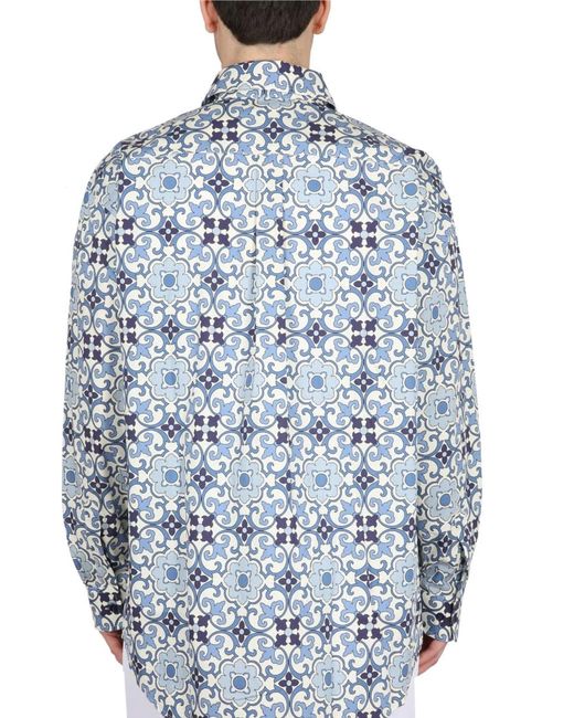 Drole de Monsieur Blue Faience Shirt for men