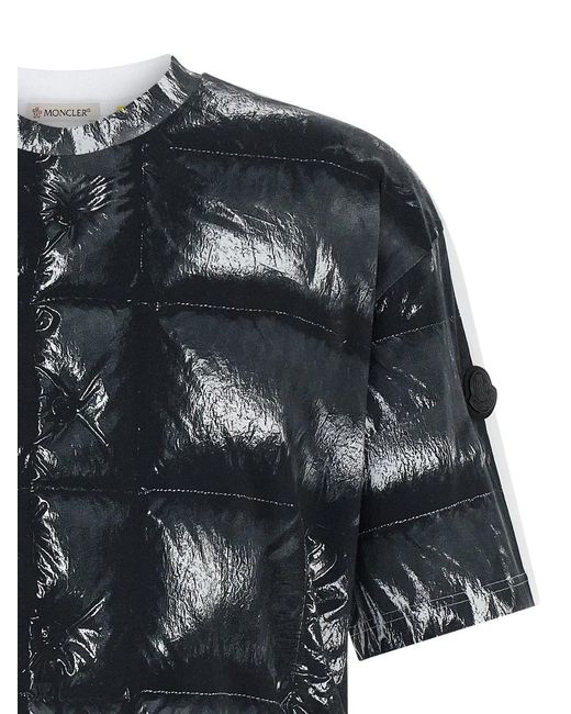 Moncler Genius Black T-Shirt Moncler X A$Ap Rocky for men
