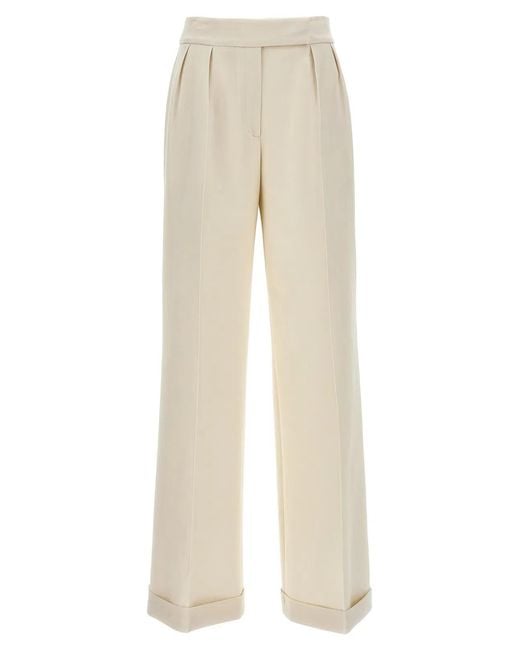 Kiton Natural Loose Leg Pants