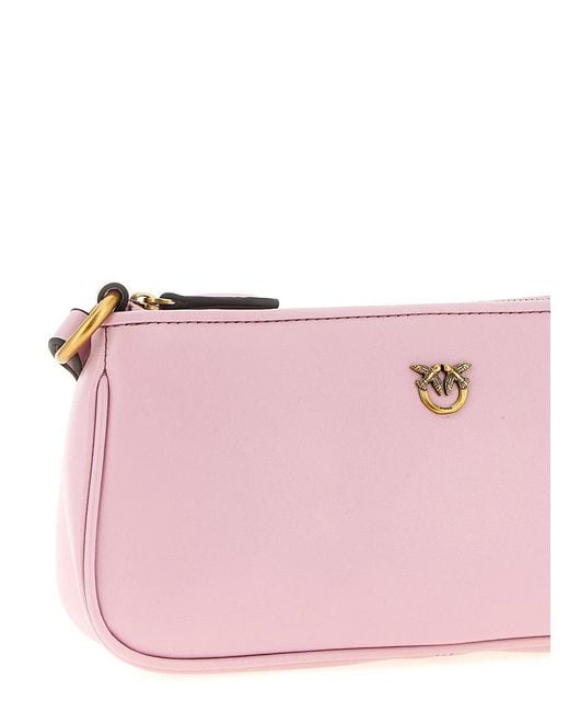 Pinko Pink 'Half Moon' Mini Crossbody Bag