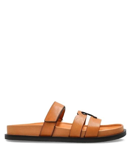 Tory Burch Brown Ines Sport Slide