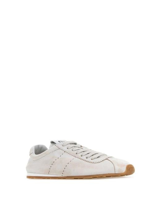 Miu Miu White Allacciate