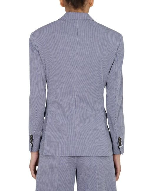 DSquared² Purple Oversize Fit Blazer
