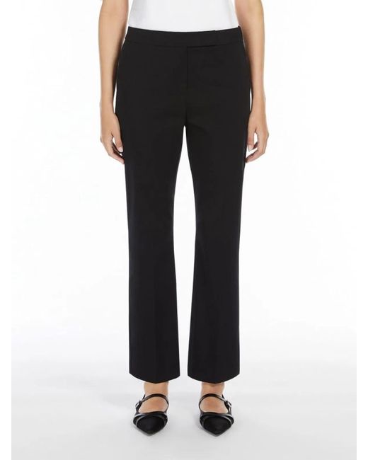 Max Mara Black Okra Long Trouser