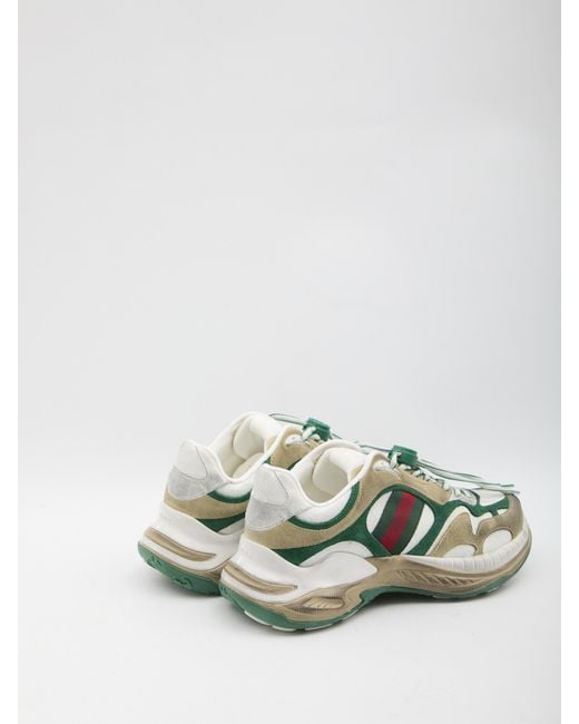 Gucci White Suede Sneaker for men