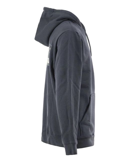 Patagonia Blue Cotton Blend Hoodie for men