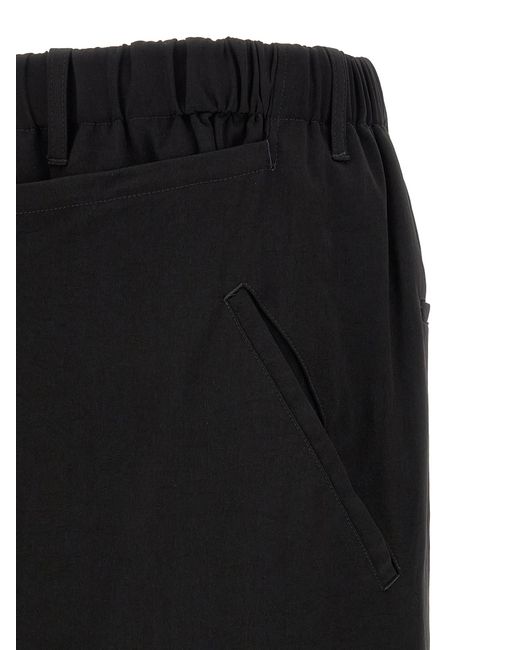 Yohji Yamamoto Black Wallet Pants for men