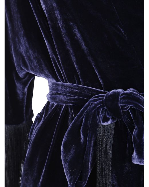 Antonelli Blue "Papavero" Kimono Shirt