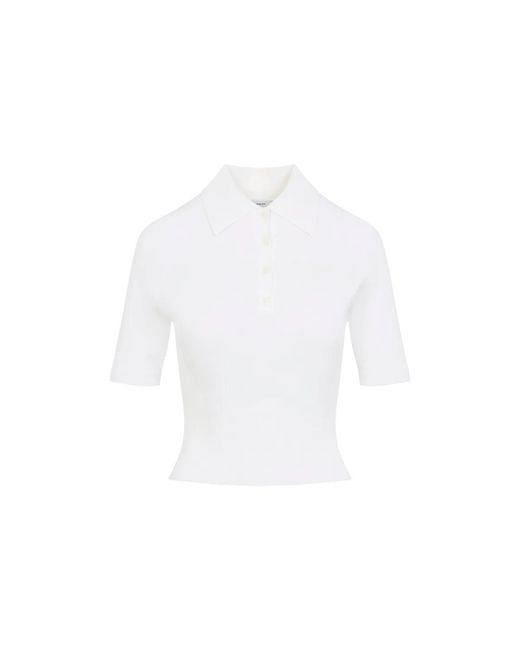Givenchy White Ivory Knit Polo