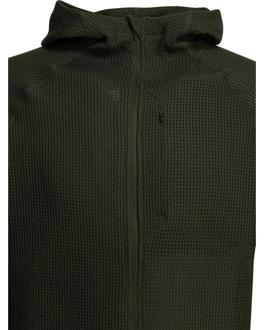 Houdini Sportswear Green "Pace Flow" Hoodie for men