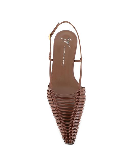 Giuseppe Zanotti Brown Kidskin Cow Savoia Martinikasl