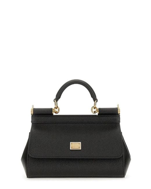 Dolce & Gabbana Black Dolce & Gabbana Borsa "Sicily" Small