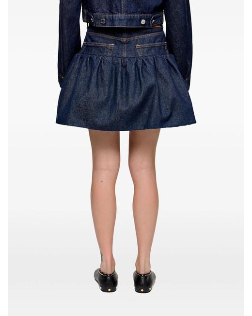Ganni Blue Skirt