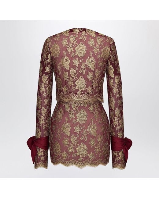 Saint Laurent Brown Pepin Mini Dress