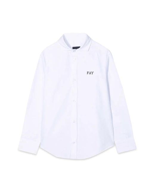 Fay White Fabric Shirts