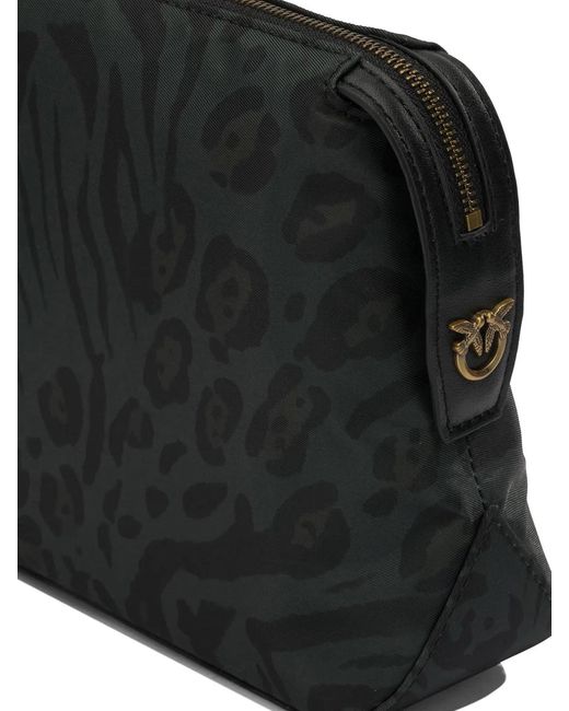 Pinko Black Polyamide Pouch