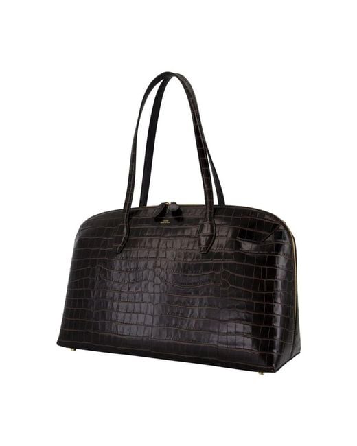 Totême Black Day Shopper Bag