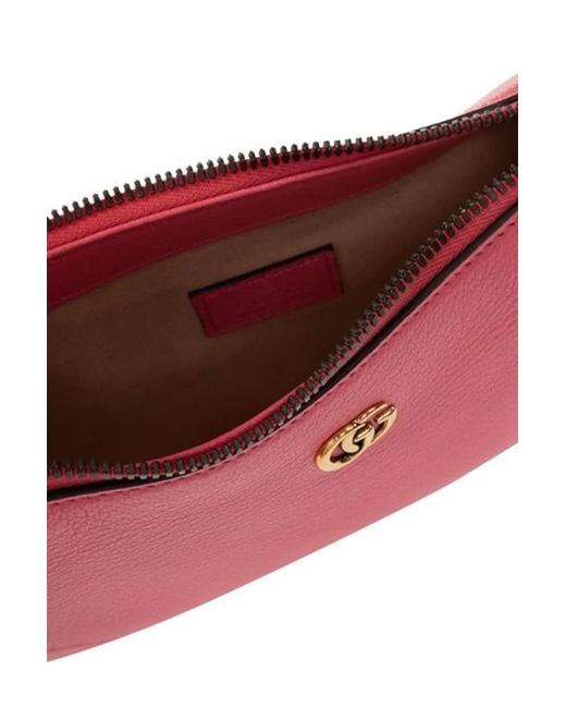 Gucci Pink Aphrodite Mini Leather Shoulder Bag