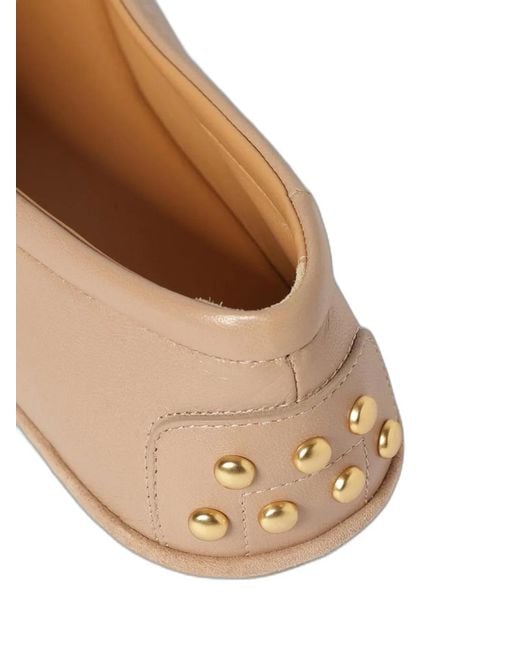 Tod's Natural Leather Ballets