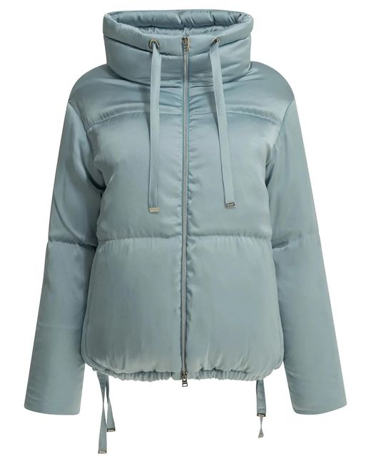 Herno Blue "Resort" Bomber Jacket