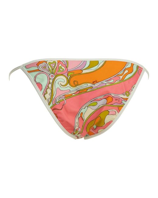 Emilio Pucci Yellow "Orchidee" Bikini Briefs