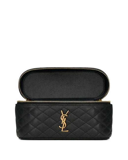 Saint Laurent Black Vanity Gaby Cassandre Bag