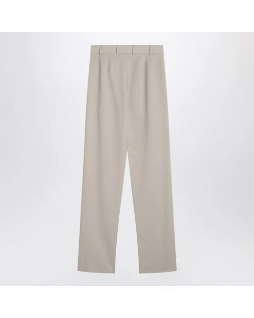 Saint Laurent Gray Wool Trousers