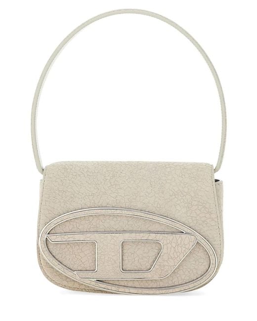 DIESEL White Shoulder Bag "1Dr"