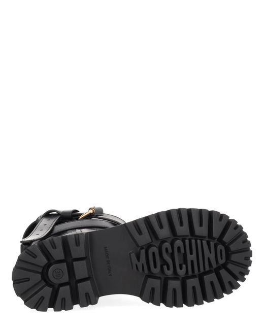 Moschino Black "Tie-Me" Boot