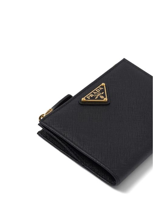 Prada Blue Leather Bill Wallet