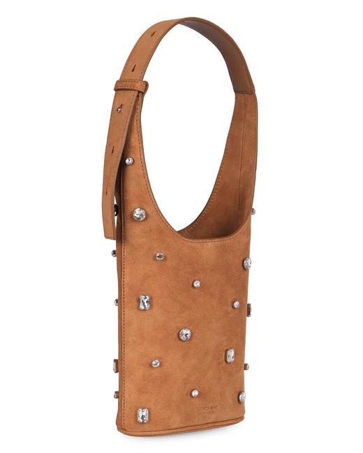 Veronica Beard Brown Ring Bag Decorated