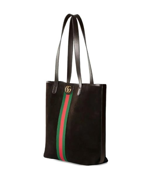 Gucci Black Suede Ophidia Shopping Bag for men