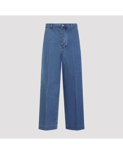 Bottega Veneta Blue Mid Straight Leg Jeans for men