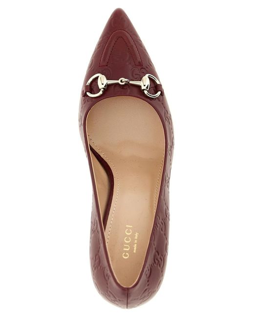 Gucci Brown 'Morsetto' Pumps