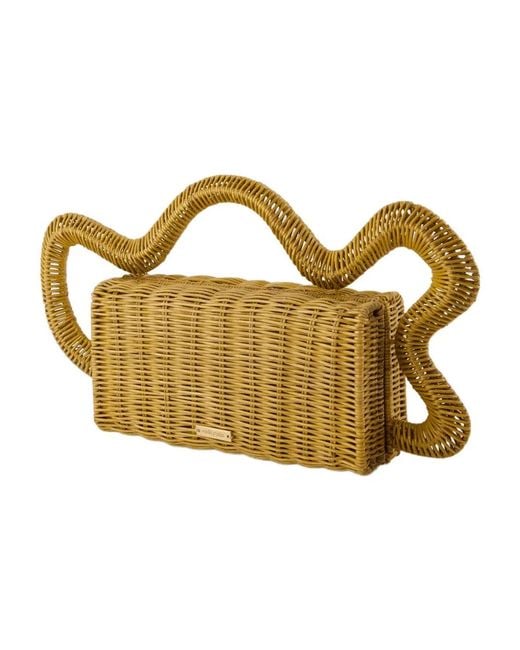Cult Gaia Yellow Elsa Clutch