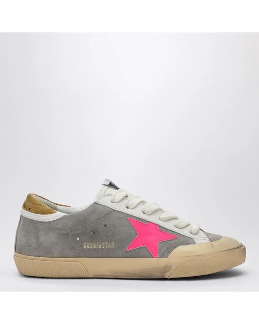 Golden Goose Deluxe Brand Pink Super-Star Sneakers