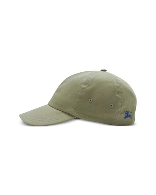 Burberry Green Ekd Logo Cotton Baseball Cap for men