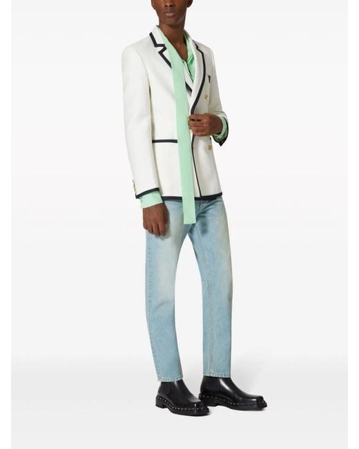 Valentino Blue Denim Pants for men