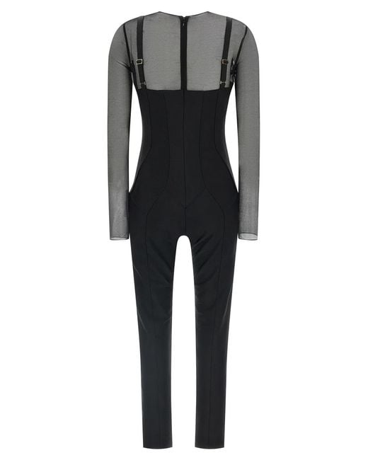 Elisabetta Franchi Black Polyamide Jumpsuit