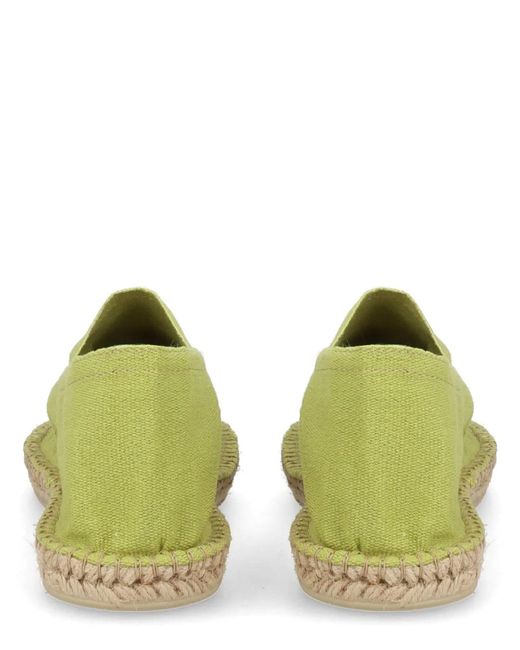A.P.C. Green Cotton Flats
