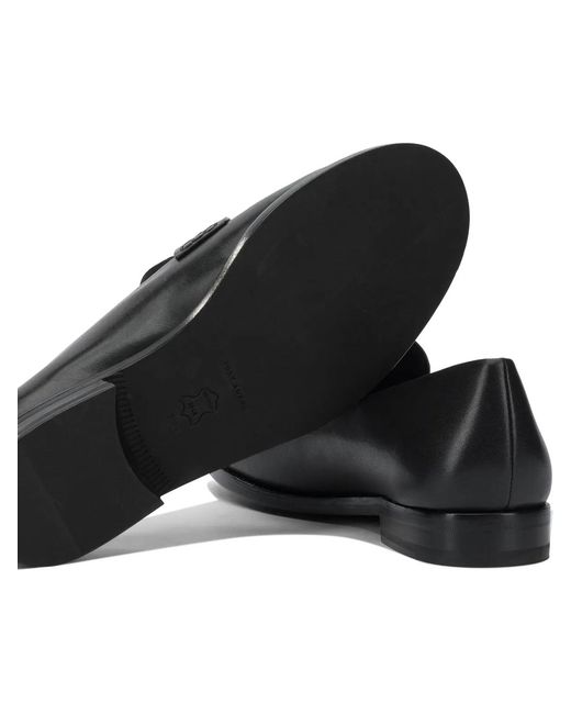 Tory Burch Black Bovine Leather Loafers